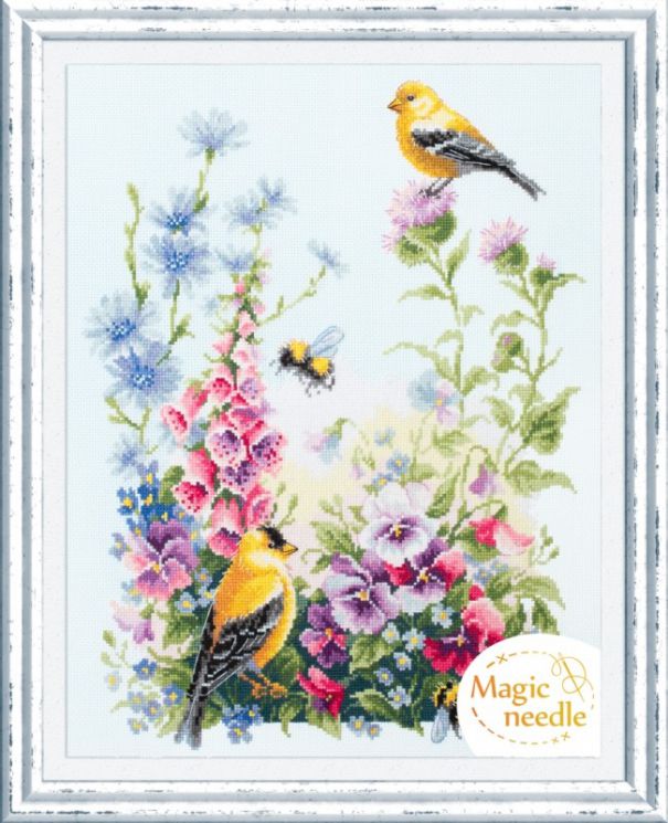 130-031 Набор для вышивания Чудесная игла "Летняя песня"