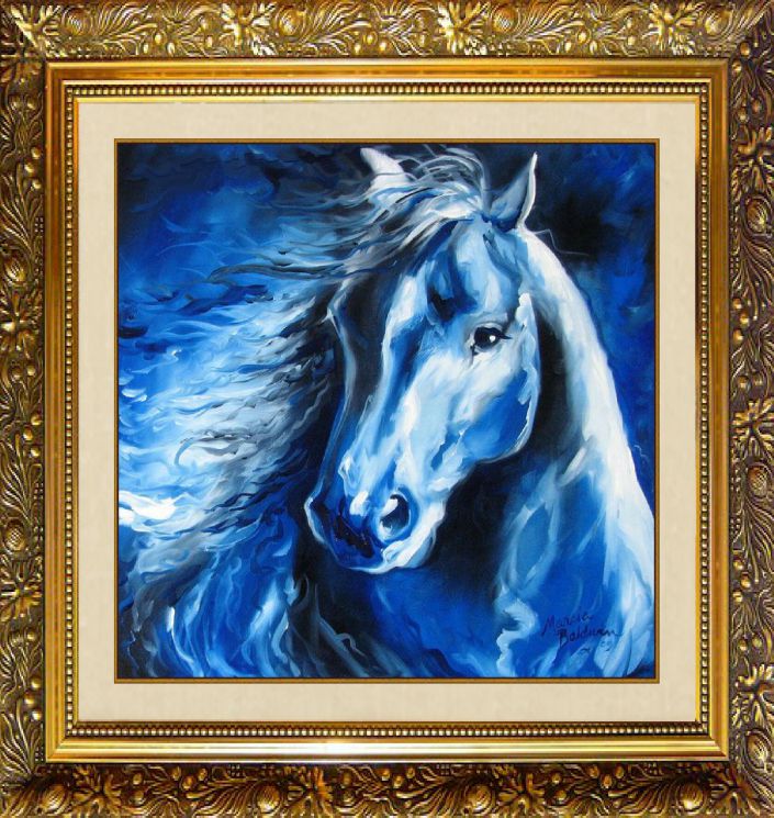 F-266 Алмазная мозаика МИЛАТО "Лунный конь"