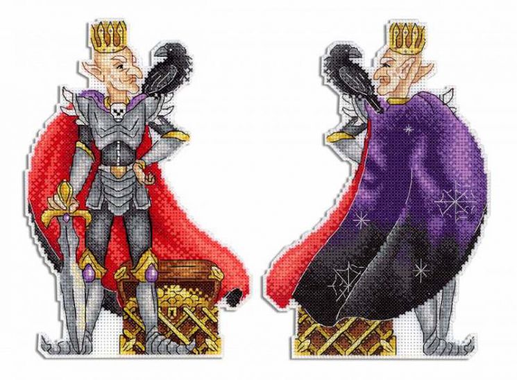 Р-412 набор для вышивания МП-Студия "Жар-птица" Кощей бессмертный