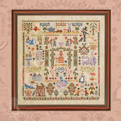 0126-АСЧцв-Н-3Bf Набор для вышивания Owlforest «Алиса в Стране Чудес» цветной вариант