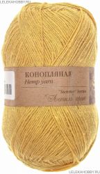 Пряжа ПЕХОРКА Конопляная // 090 // 447 // Горчица