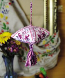 21.002.12 Набор для вышивания Марья Искусница игрушка "Сиреневый узор"