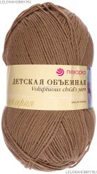 Пряжа ПЕХОРКА Детская объёмная  100гр. // 098 // 165 // Темно-бежевый