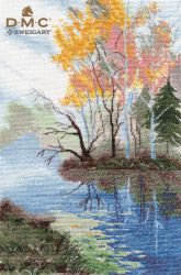 1322 Набор для вышивания ОВЕН "На озере"