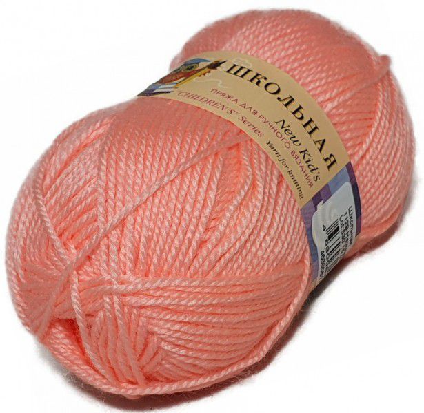 Пряжа ПЕХОРКА Школьная // 107 // 1129 // Нежная роза