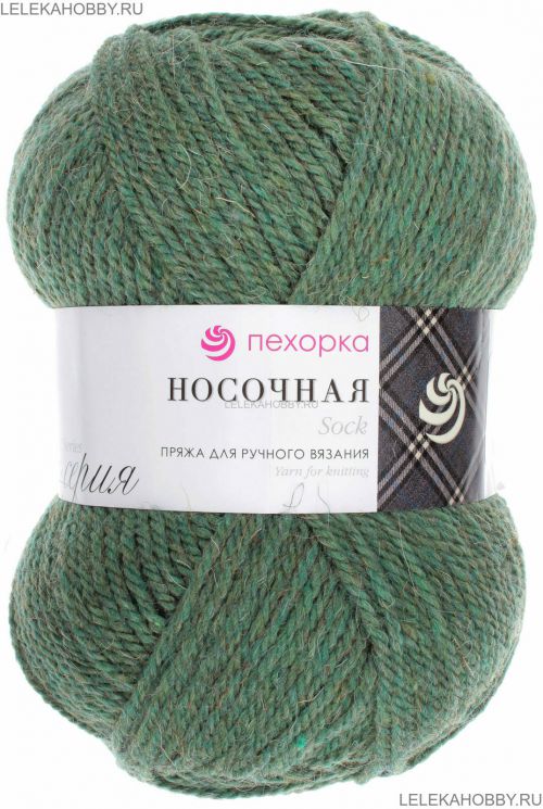Пряжа ПЕХОРКА Носочная // 044 // 273 // Шторм