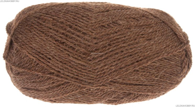Пряжа ПЕХОРКА Верблюжья // 008 // 165 // Темно-бежевый