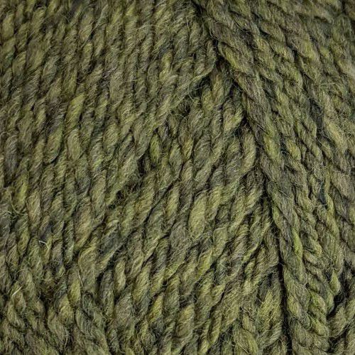 Пряжа ПЕХОРКА Сувенирная // 077 // 1099 // Оливковый меланж