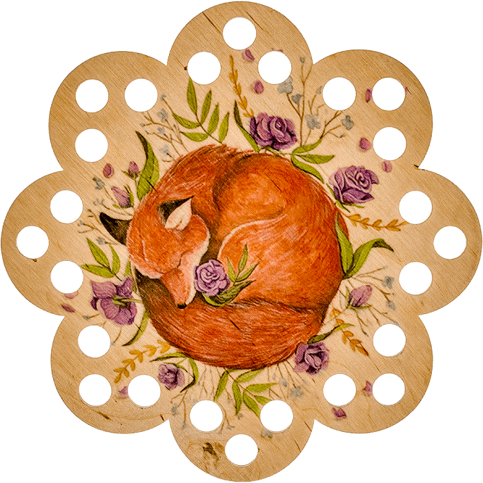 Органайзер для мулине ВОЛШЕБНАЯ  СТРАНА FLZ-009(М-8), 15*15см