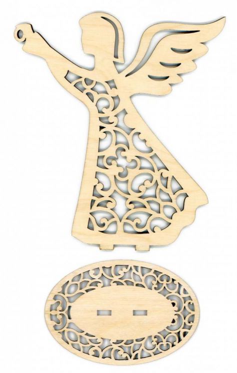 РА-021 Подставка Ангел 15*17 см