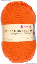 Пряжа ПЕХОРКА Детская объёмная  100гр. // 098 // 284 // Оранжевый