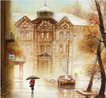 Алмазная вышивка Милато "Городской пейзаж" X-057