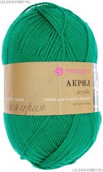 Пряжа Акрил Пехорский // 003 // 511 // Зелёнка