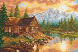 3-04 Набор для вышивания Алиса "Вечер в горах"