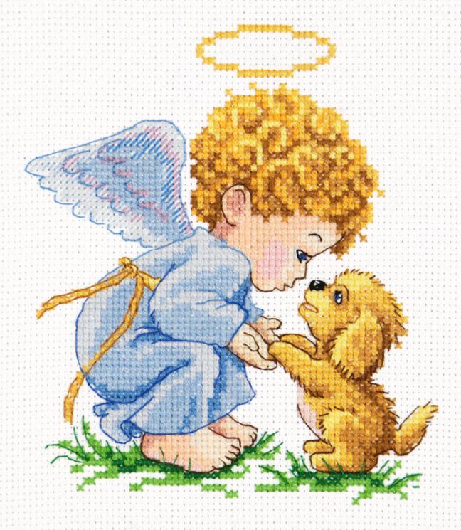 Набор для вышивания крестом Чудесная игла «Мой добрый Ангел!» 35-14
