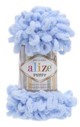 183 Пряжа Alize PUFFY - голубой