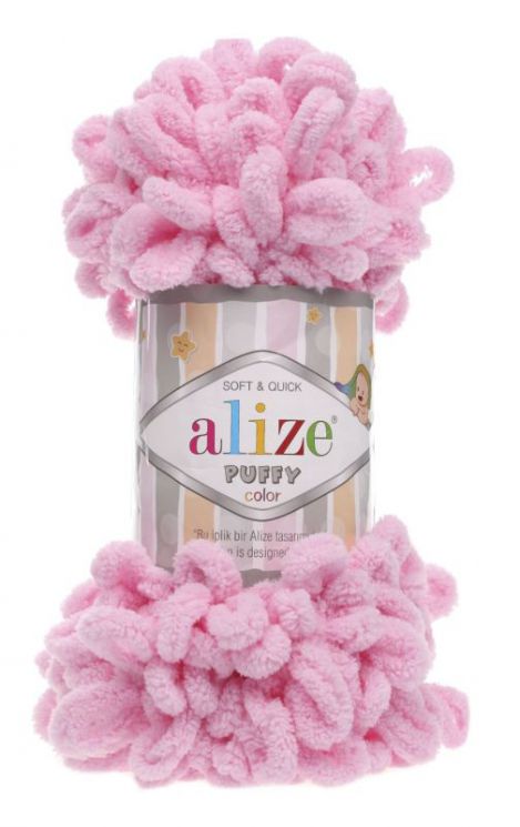 185 Пряжа Alize PUFFY - розовый