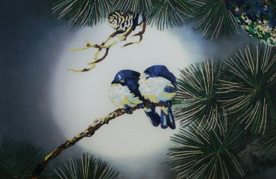 Набор для вышивания гладью РИСУЕМ ИГЛОЙ "Лунная соната" N0032