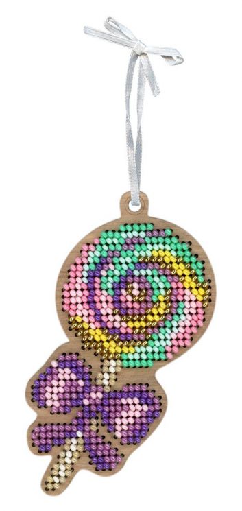 набор для вышивания "Щепка" Ёлочная игрушка. Леденец О-063