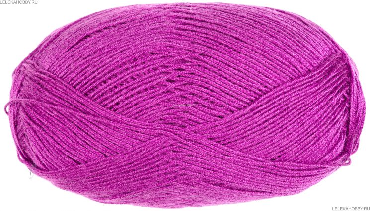 Пряжа ПЕХОРКА Кружевная // 067 // 87 // Темно-лиловый