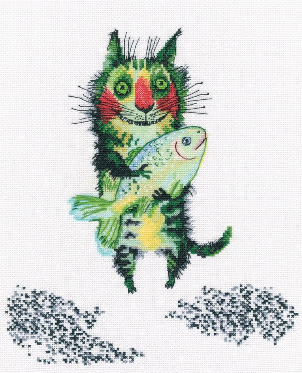 Набор для вышивания крестом РТО "Не золотая, но моя" М687