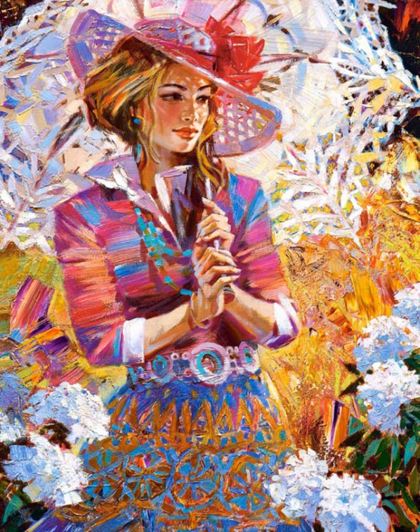 Ag 666 Алмазная мозаика Гранни "Аристократка"