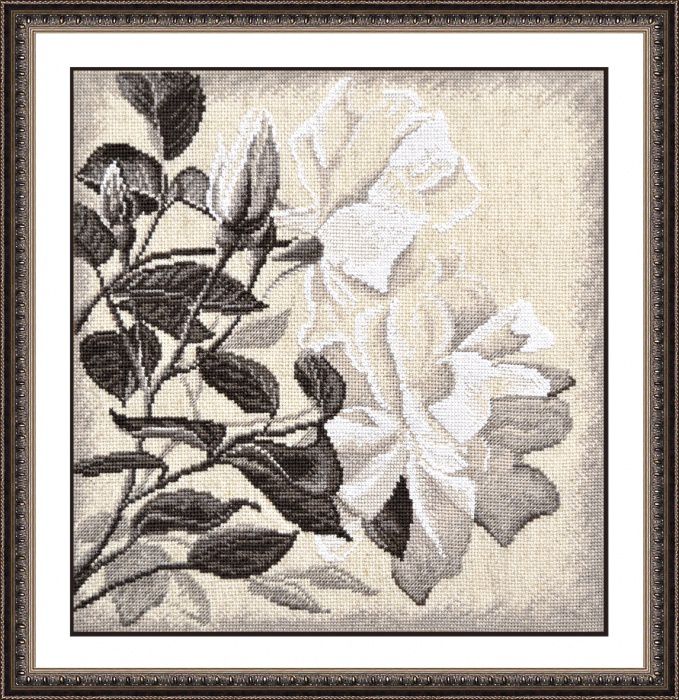 639 Набор для вышивания ОВЕН "Винтажные розы"