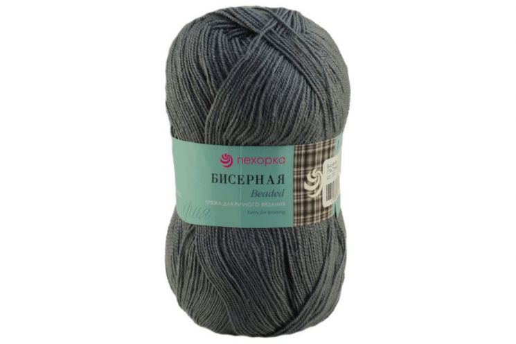 Пряжа ПЕХОРКА Бисерная // 005 // 35 // Маренго