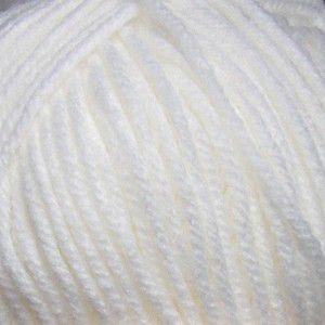 Пряжа ПЕХОРКА Удачный выбор // 084 // 01 // Белый