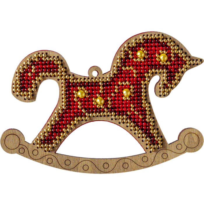 Набор для вышивания бисером по дереву ВОЛШЕБНАЯ СТРАНА FLK-316, 11*7.5см