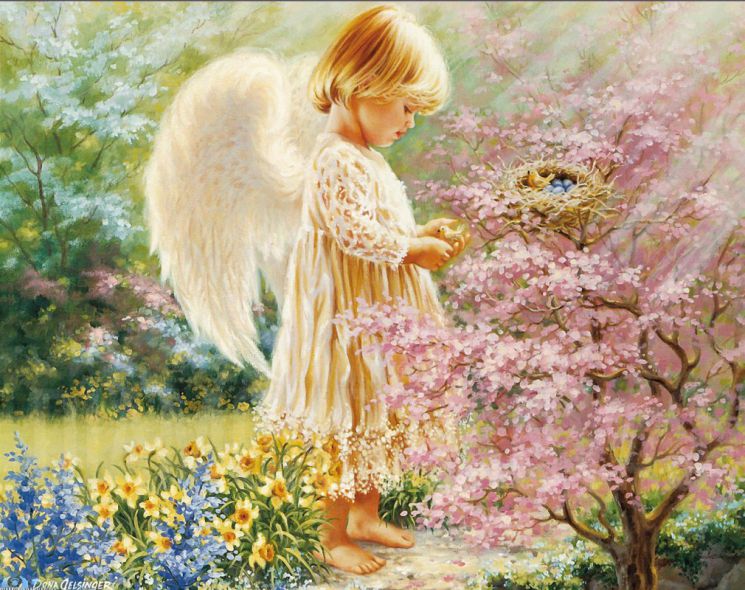 Алмазная мозаика Гранни «Маленький ангел» Ag524