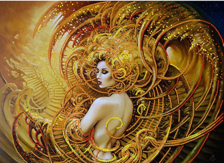 КБ-257 Схема для вышивания бисером ТМ Наследие "Дива красы"