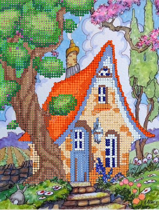 БСА4-031 Алмазная мозаика ТМ Наследие "Домик 1"