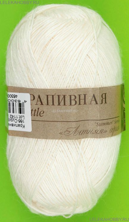 Пряжа ПЕХОРКА Крапивная // // 166 // Суровый