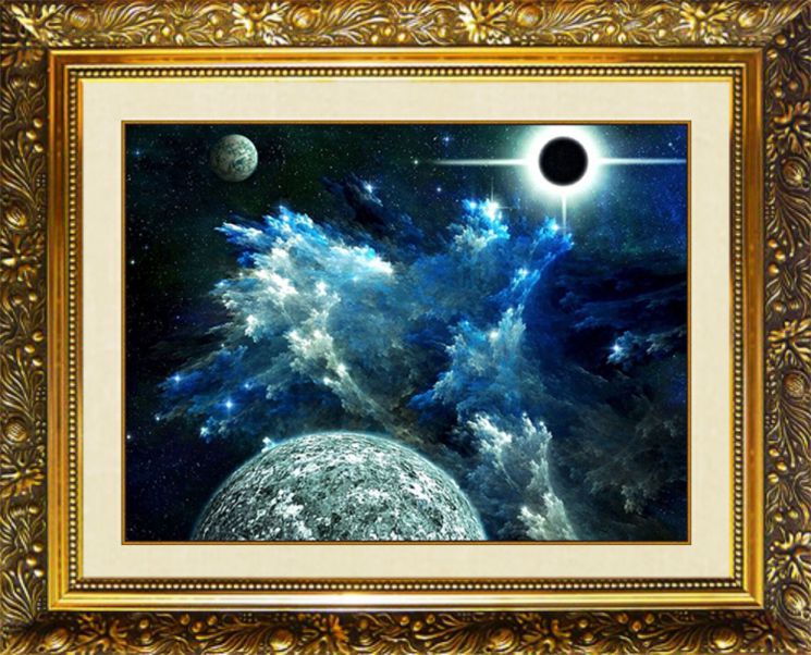 SP-1 Алмазная мозаика МИЛАТО "Космическая опера"