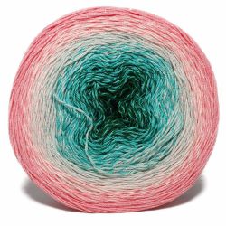 Пряжа Flowers Moonlight 3292 Лососево-бирюзовый