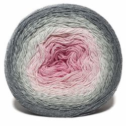 Пряжа Flowers Moonlight 3293 Черный/белый/красный