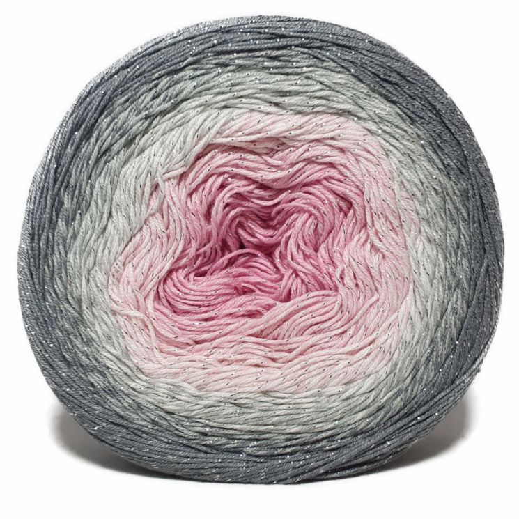 Пряжа Flowers Moonlight 3293 Черный/белый/красный