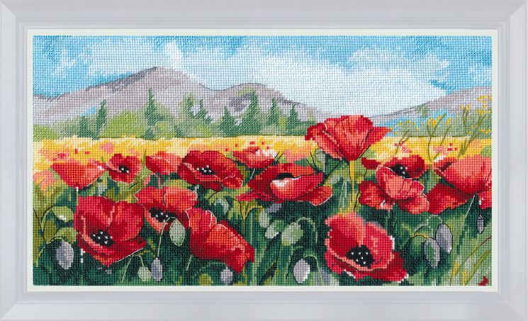 1190 Набор для вышивания ОВЕН "Маки"