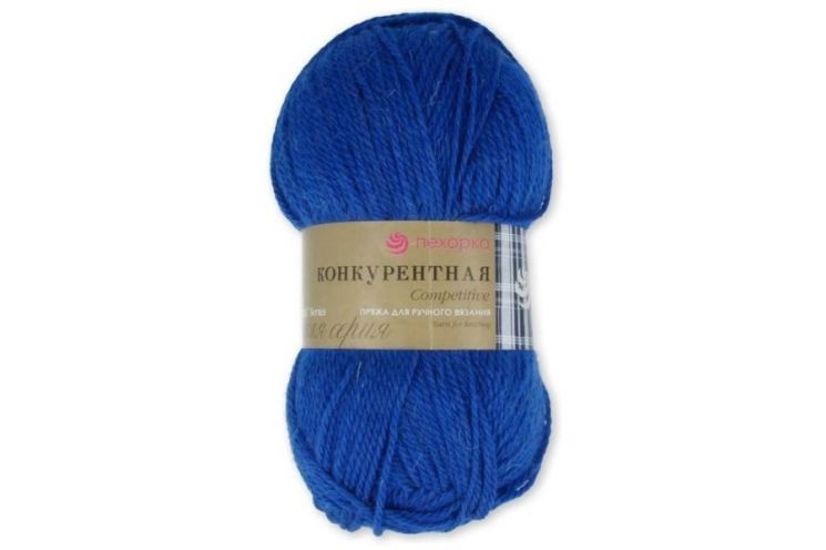 Пряжа ПЕХОРКА Конкурентная // 019 // 100 // Королевский  синий