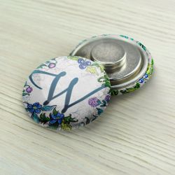 Магнитный держатель «Spring ABC» латинские буквы Letter “W” Маг-ABC-W