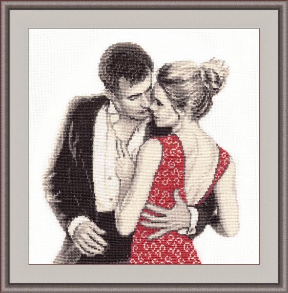 Набор для вышивания крестом ОВЕН "Флирт" 489