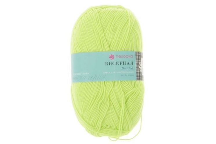 Пряжа ПЕХОРКА Бисерная // 005 // 725 // Солнечный