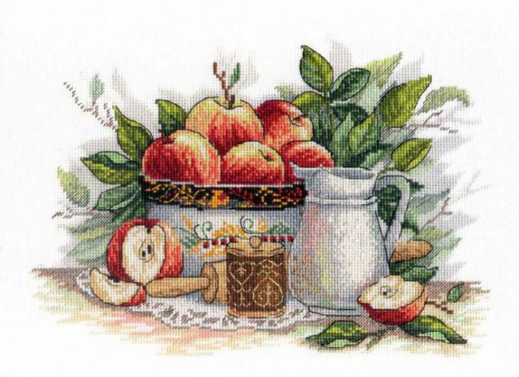 НВ-537 Набор для вышивания М.П.Студия "Яблочный спас"