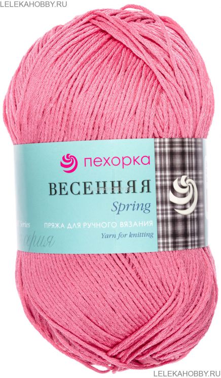 Пряжа ПЕХОРКА Весенняя // 009 // 21 // Брусника
