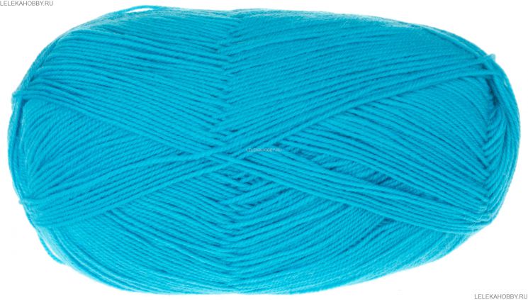 Пряжа ПЕХОРКА Австралийский меринос // 001 // 45 // Т.бирюза