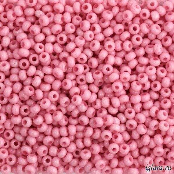 Бисер Preciosa 03291 матовый дымчато-розовый
