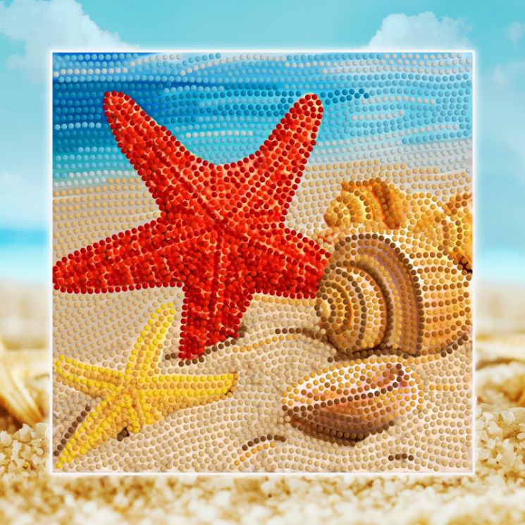 БСА25-106 Алмазная вышивка ТМ Наследие "Морская звезда"