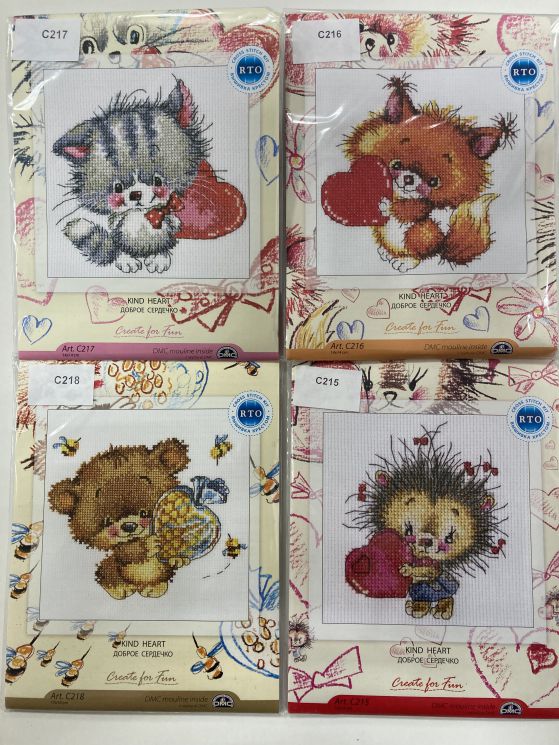 КВ-20 Комплект наборов для вышивания РТО "С215 + С216 + С217 + С218"