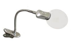 MG4B-4A Лупа с зажимом и подсветкой 